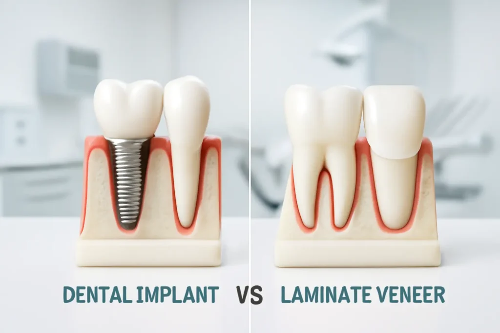 ایمپلنت یا لمینیت؟ کدامش بهتر است و برای چه کسانی مناسب‌تر است؟